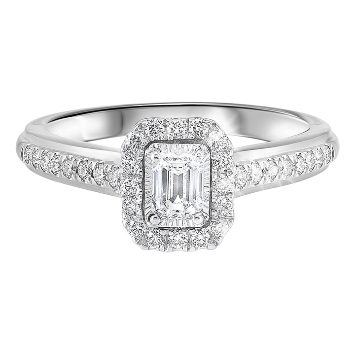 14Kt White Gold Diamond 1/2Ctw Ring