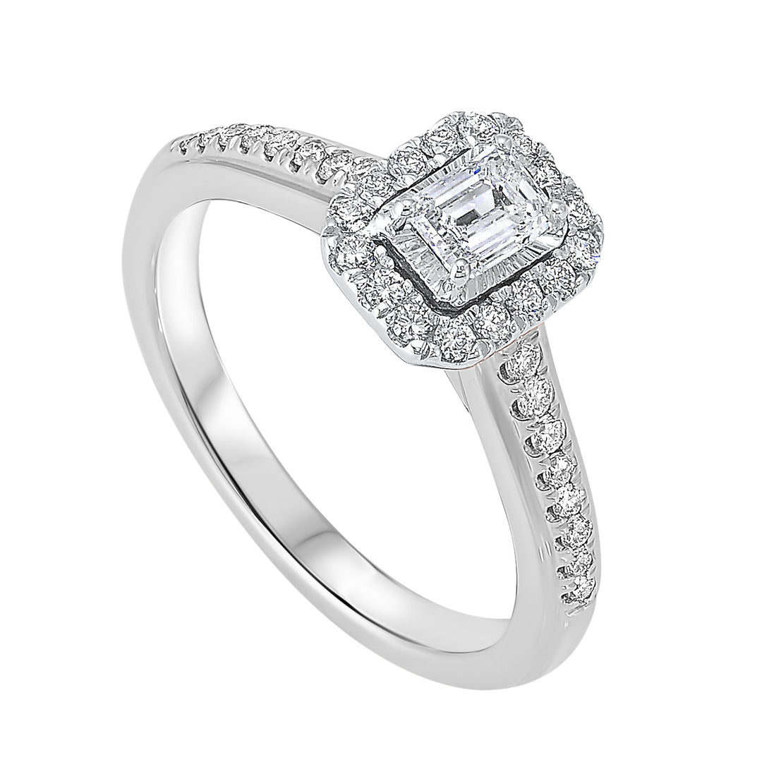 14Kt White Gold Diamond 1/2Ctw Ring