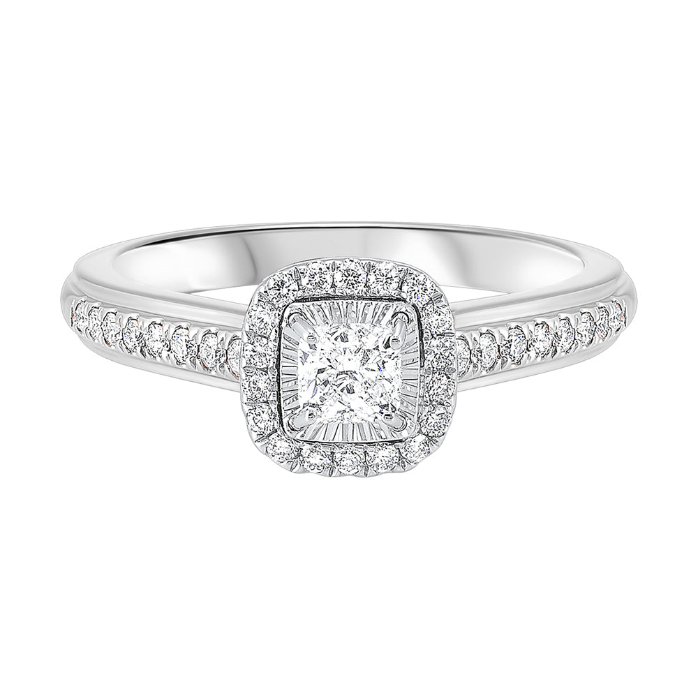 14Kt White Gold Diamond 1/2Ctw Ring