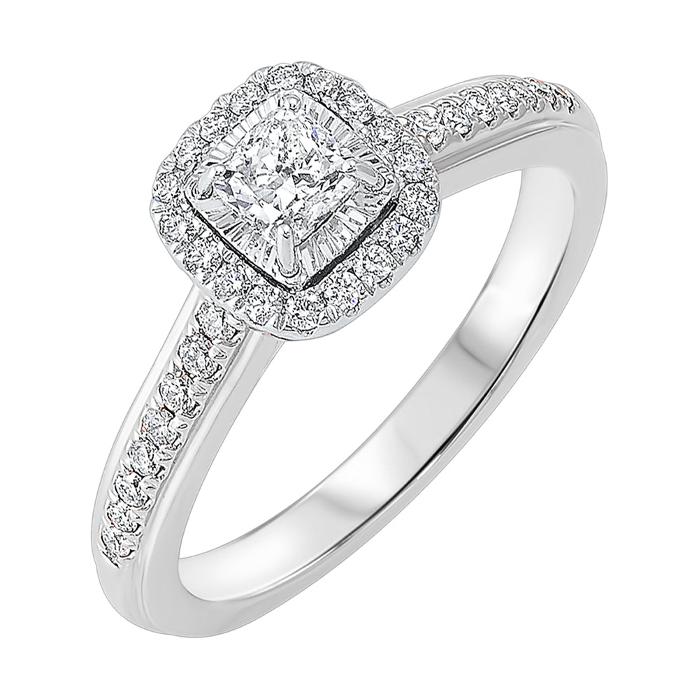 14Kt White Gold Diamond 1/2Ctw Ring