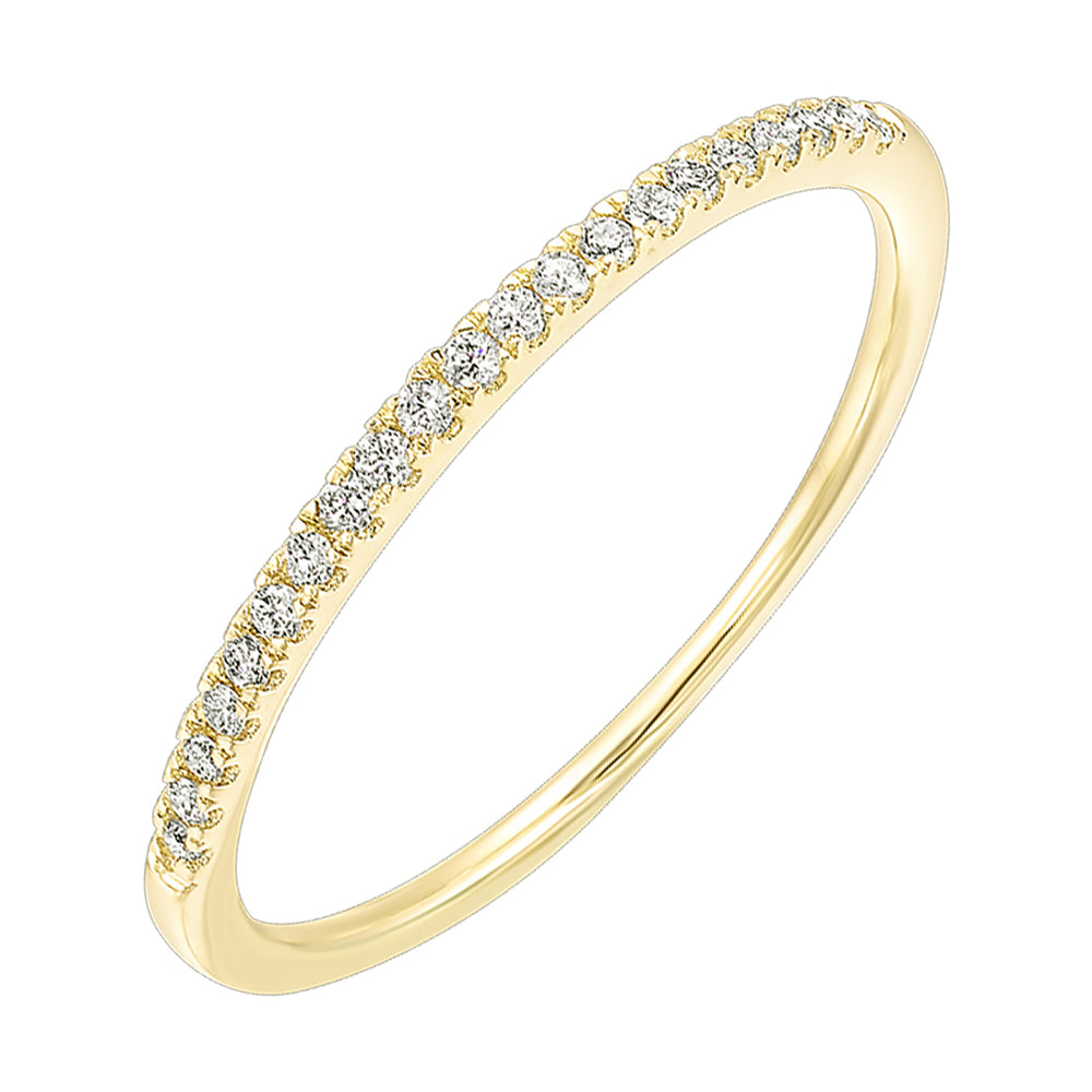 14Kt Yellow Gold Diamond 1/10Ctw Ring