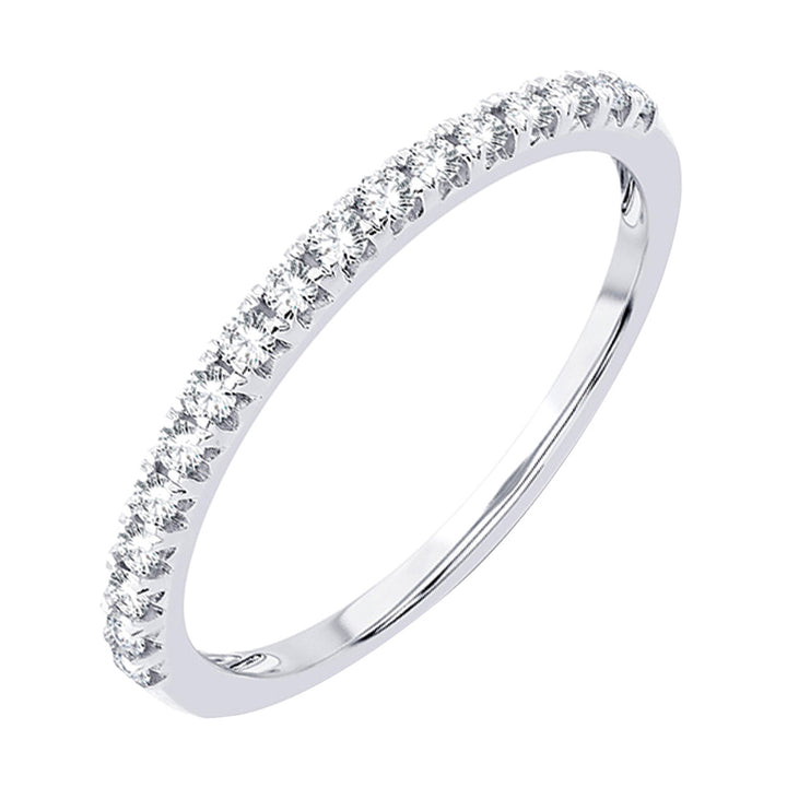 14Kt White Gold Diamond 1/4Ctw Ring