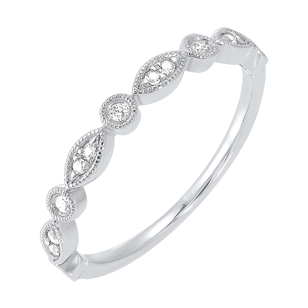 10Kt White Gold Diamond 1/10Ctw Ring