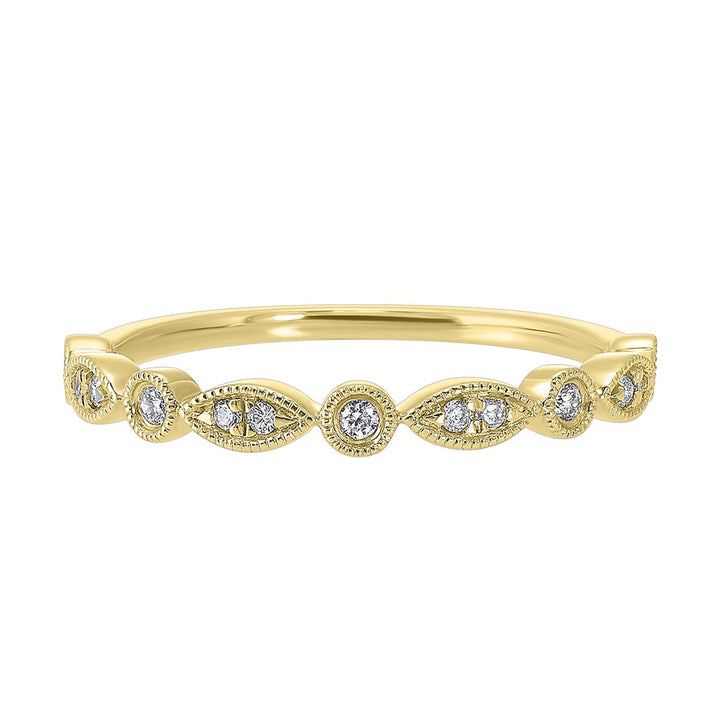 10Kt Yellow Gold Diamond 1/10Ctw Ring