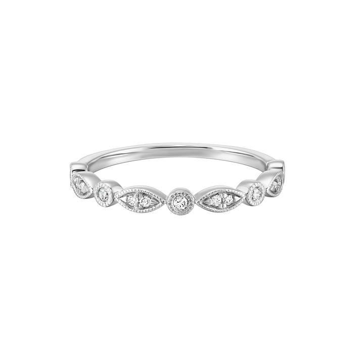 14Kt White Gold Diamond 1/10Ctw Ring