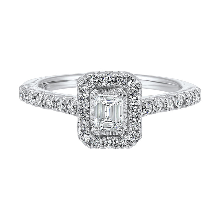 14Kt White Gold Diamond 3/4Ctw Ring