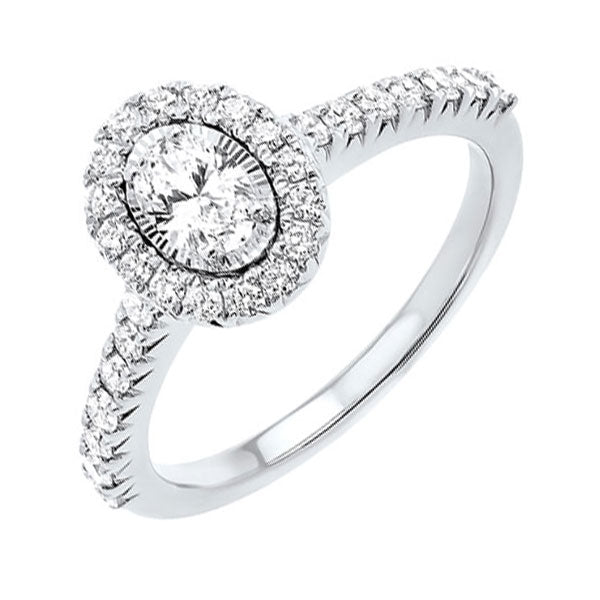 14Kt White Gold Diamond 1Ctw Ring