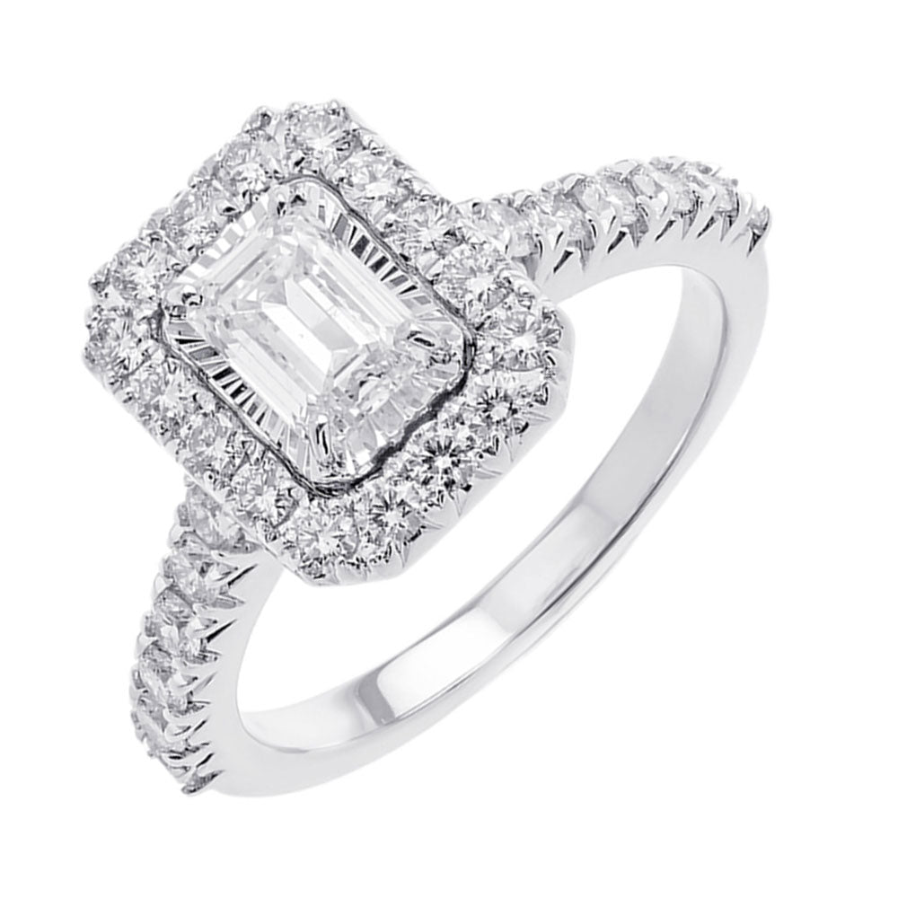 14Kt White Gold Diamond 1 1/2Ctw Ring