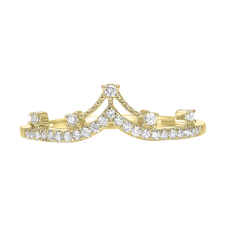 10Kt Yellow Gold Diamond 1/5Ctw Ring