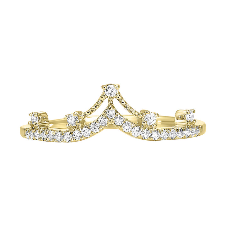 14Kt Yellow Gold Diamond 1/5Ctw Ring