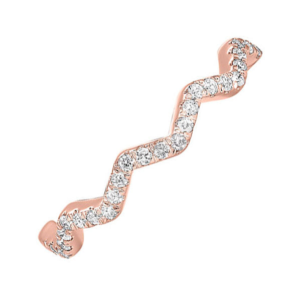 10Kt Rose Gold Diamond 1/5Ctw Ring