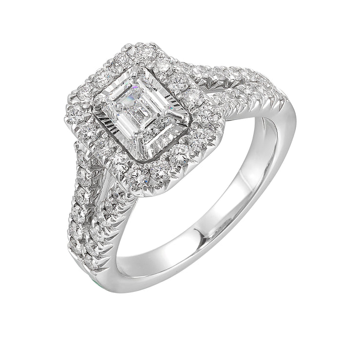 14Kt White Gold Diamond 1 1/2Ctw Ring