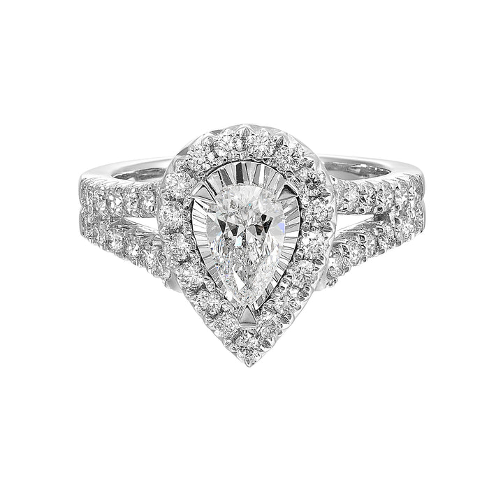 14Kt White Gold Diamond 1 1/2Ctw Ring