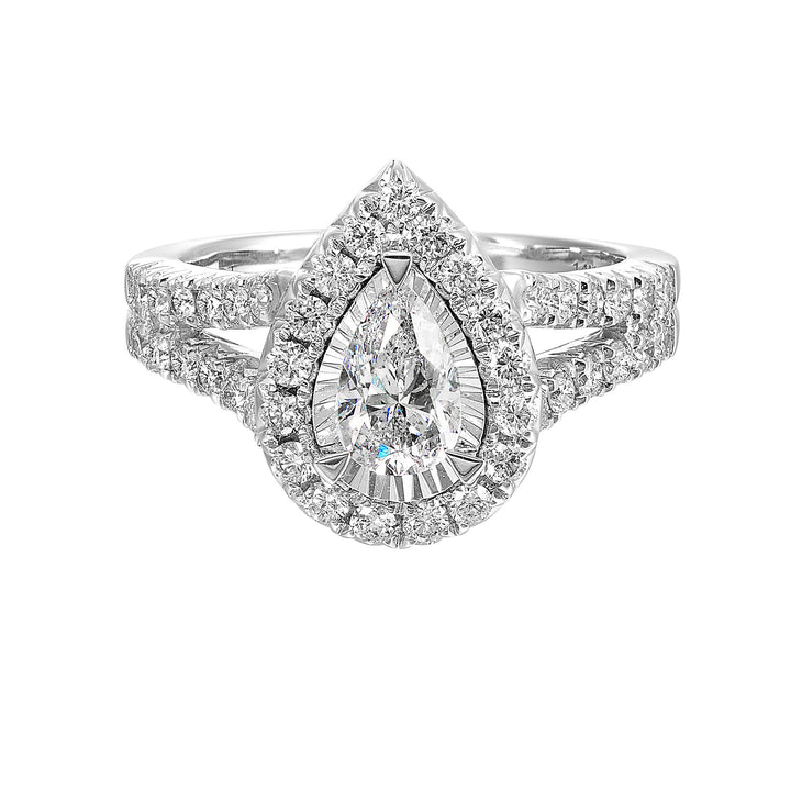 14Kt White Gold Diamond 1 1/2Ctw Ring