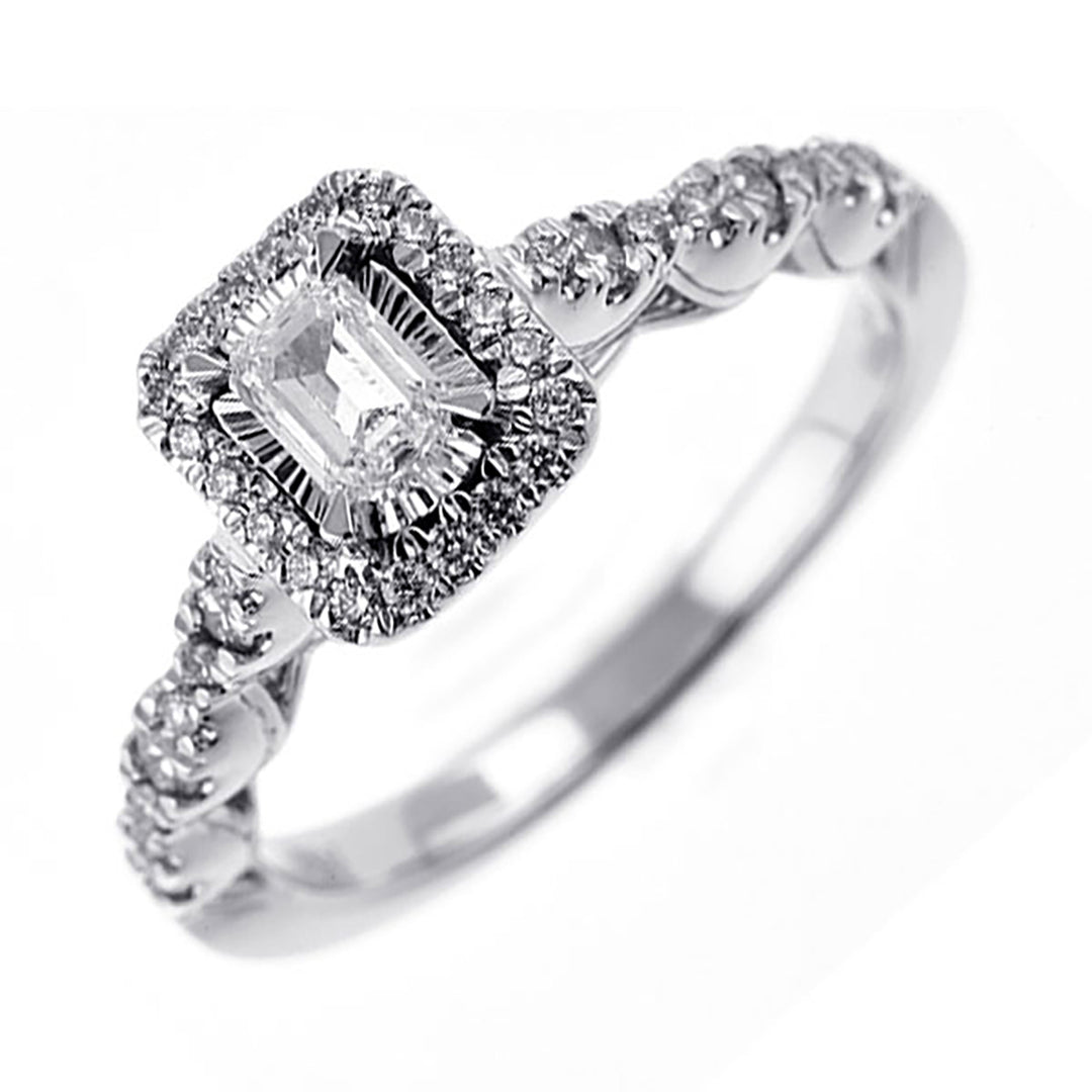 14Kt White Gold Diamond 5/8Ctw Ring