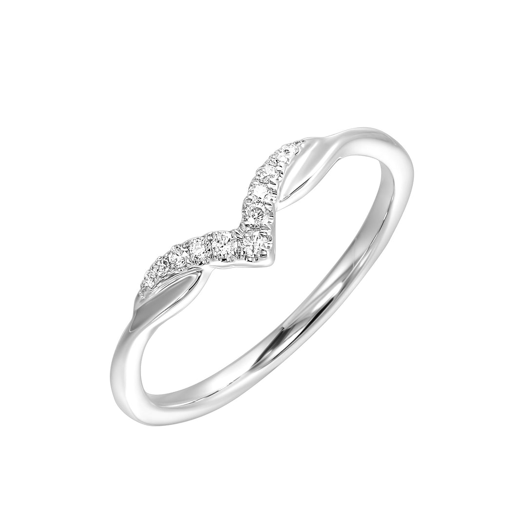 10Kt White Gold Diamond 1/12Ctw Ring