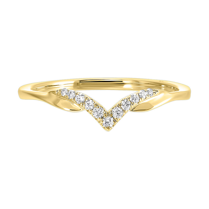 10Kt Yellow Gold Diamond 1/12Ctw Ring