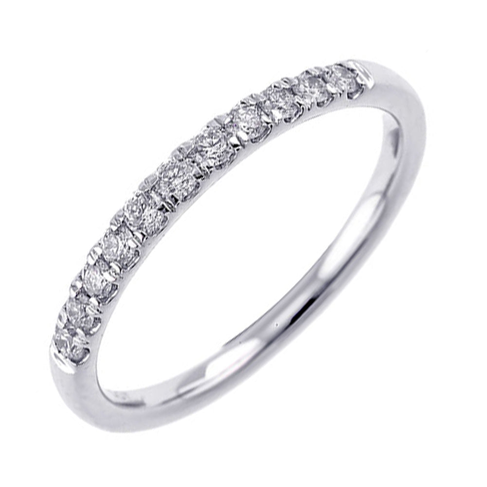 14Kt White Gold Diamond 1/4Ctw Ring