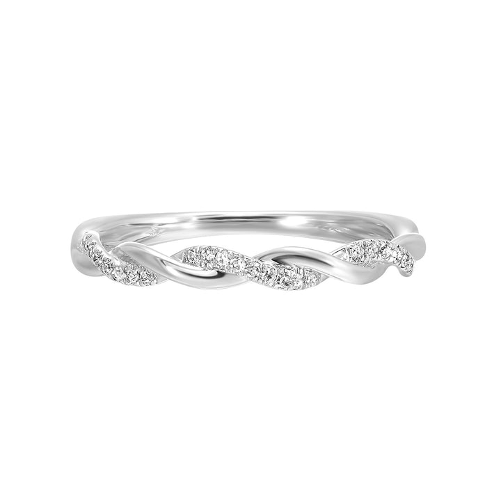 10Kt White Gold Diamond 1/12Ctw Ring