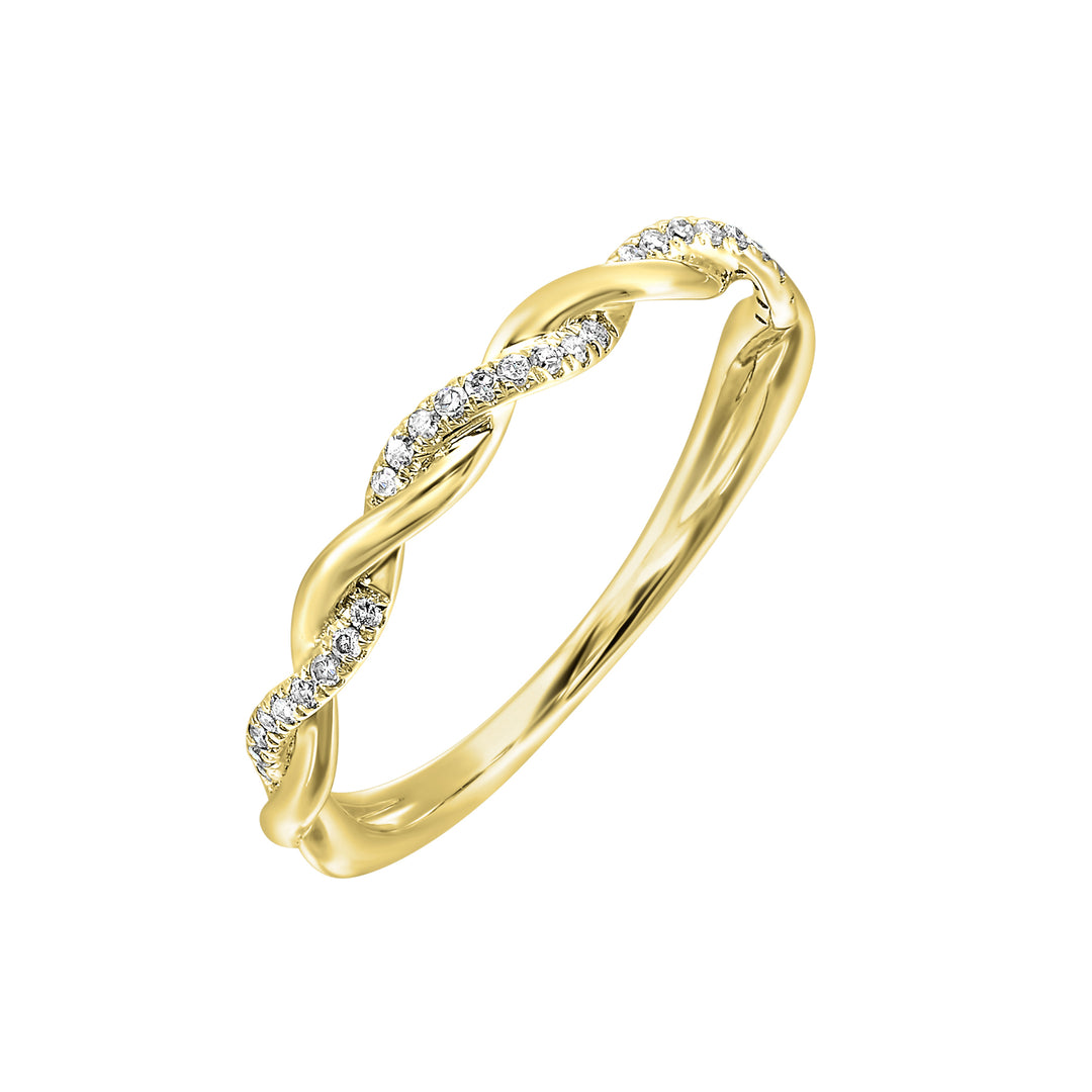 10Kt Yellow Gold Diamond 1/12Ctw Ring