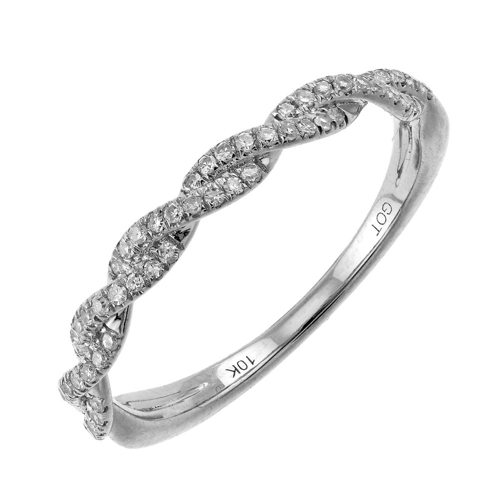 10Kt White Gold Diamond 1/6Ctw Ring