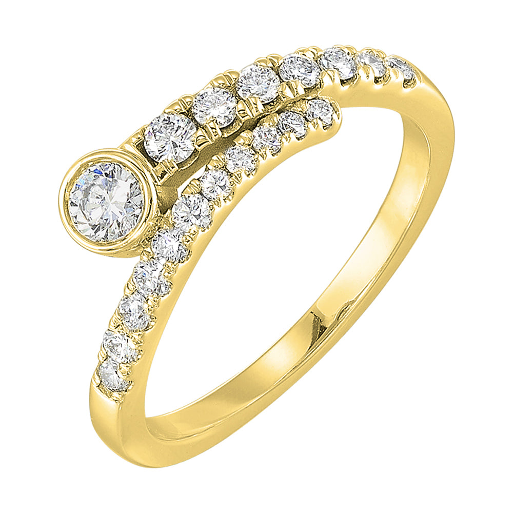 14Kt Yellow Gold Diamond 1/2Ctw Ring