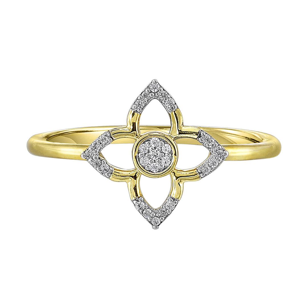 10Kt Yellow Gold Diamond 1/20Ctw Ring