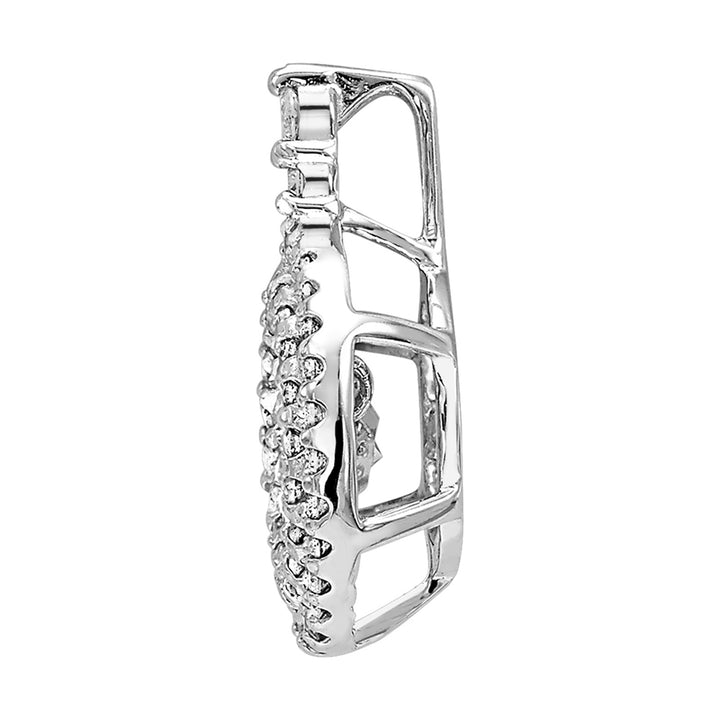 14Kt White Gold Diamond 3/8Ctw Pendant