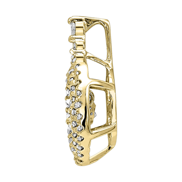 14Kt Yellow Gold Diamond 3/8Ctw Pendant