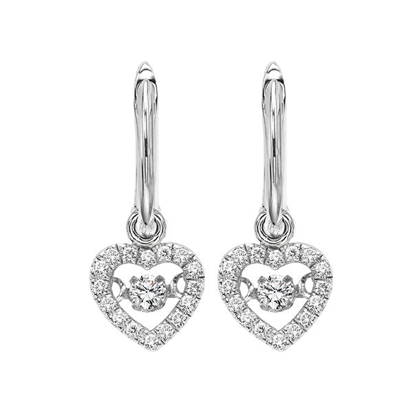 10Kt White Gold Diamond 1/5Ctw Earring