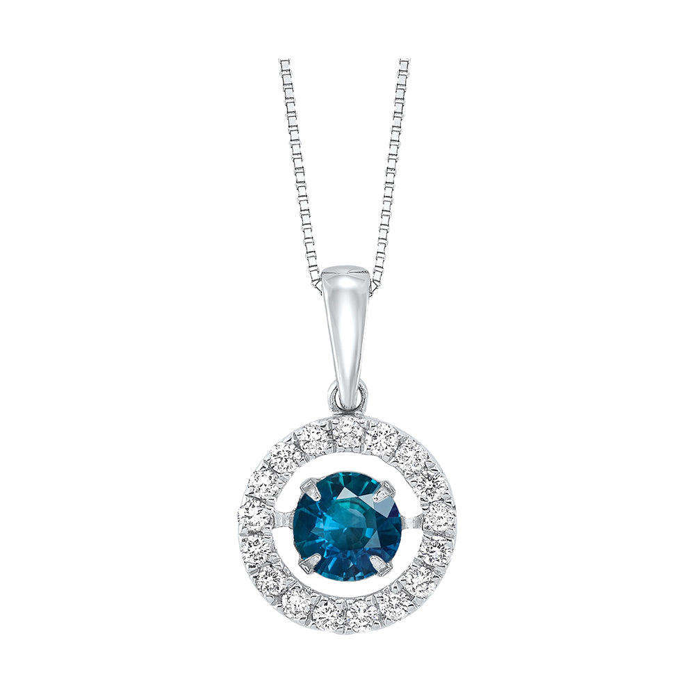 14Kt White Gold Diamond 3/4Ctw Pendant