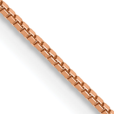 14k Rose Gold .70mm Box Chain