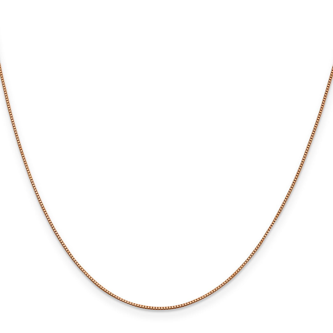 14k Rose Gold .70mm Box Chain