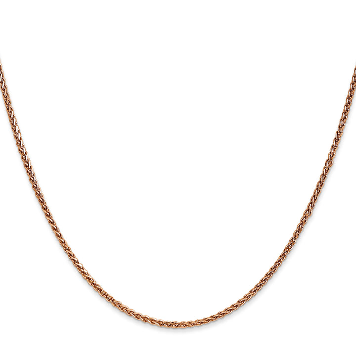 14k Rose Gold 1.7mm D/C Spiga Chain