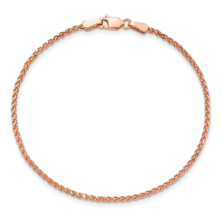 14k Rose Gold 1.7mm D/C Spiga Chain