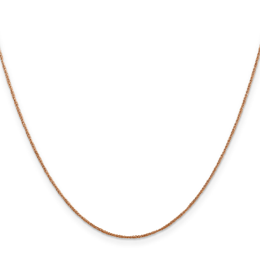 14K Rose Gold .7mm Ropa Chain