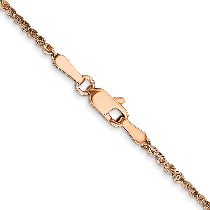 14K Rose Gold 1.7mm Ropa Chain