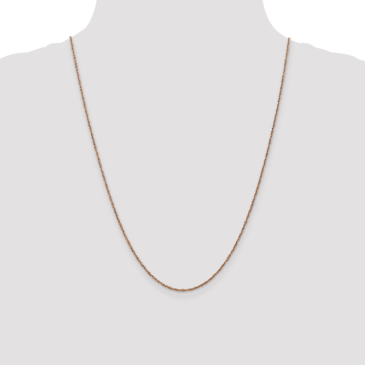 14K Rose Gold 1.7mm Ropa Chain