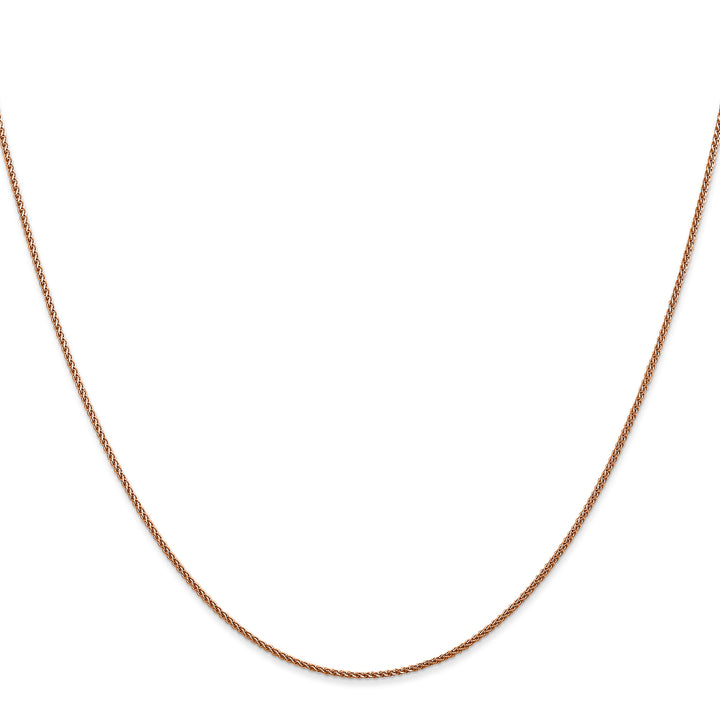 14k Rose Gold 1.05mm D/C Spiga Chain