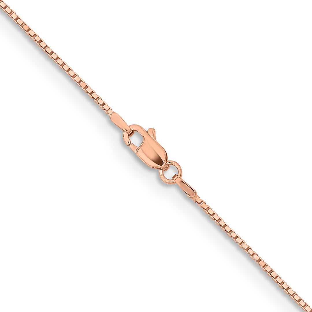 14k Rose Gold .95mm Box Chain
