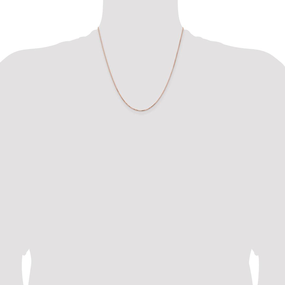 14k Rose Gold .95mm Box Chain
