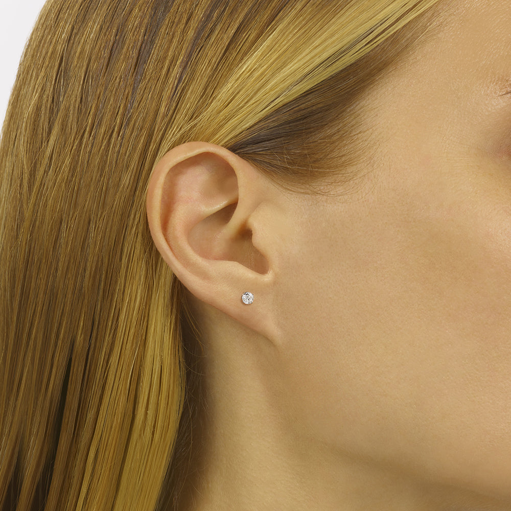 14Kt White Gold Diamond 1/3Ctw Earring