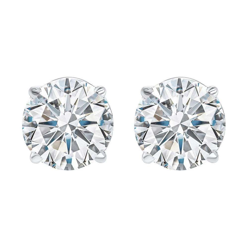 14Kt White Gold Diamond 3/8Ctw Earring