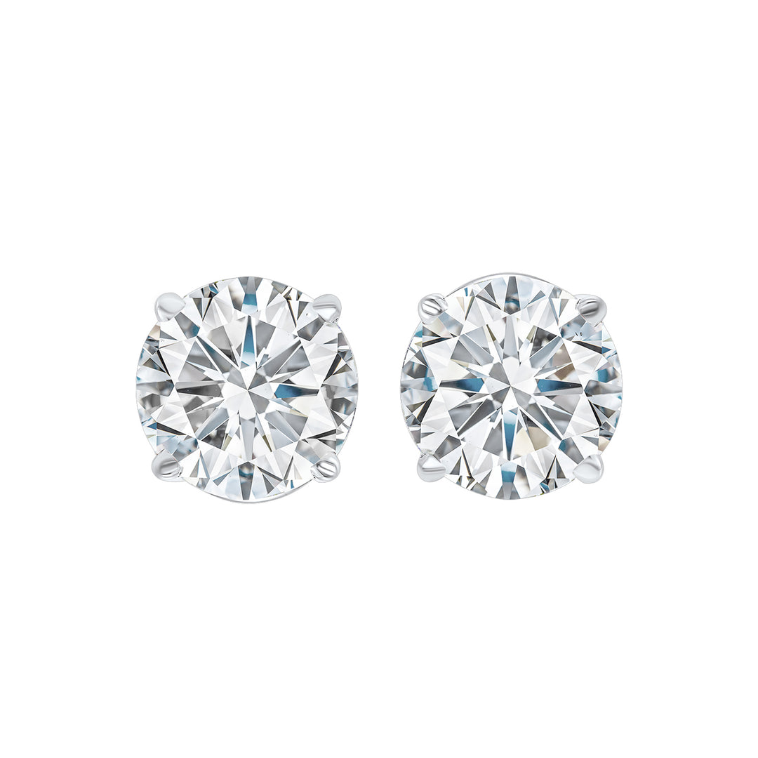 14Kt White Gold Diamond 2Ctw Earring