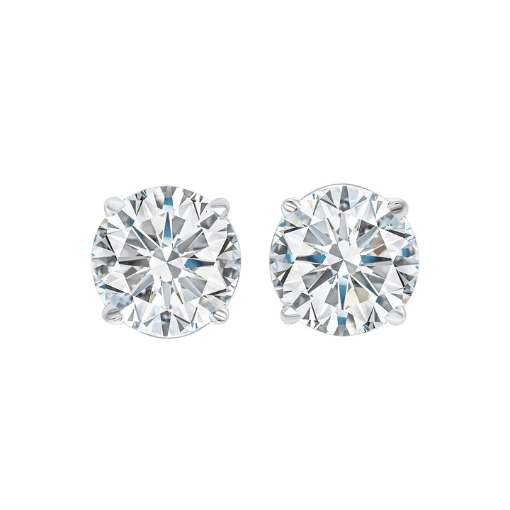 14Kt White Gold Diamond 2Ctw Earring