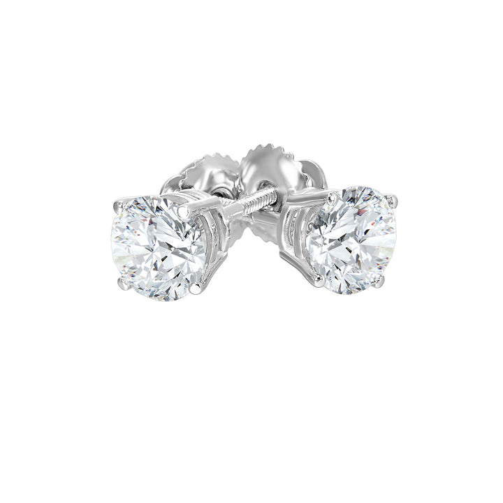 14Kt White Gold Diamond 2Ctw Earring