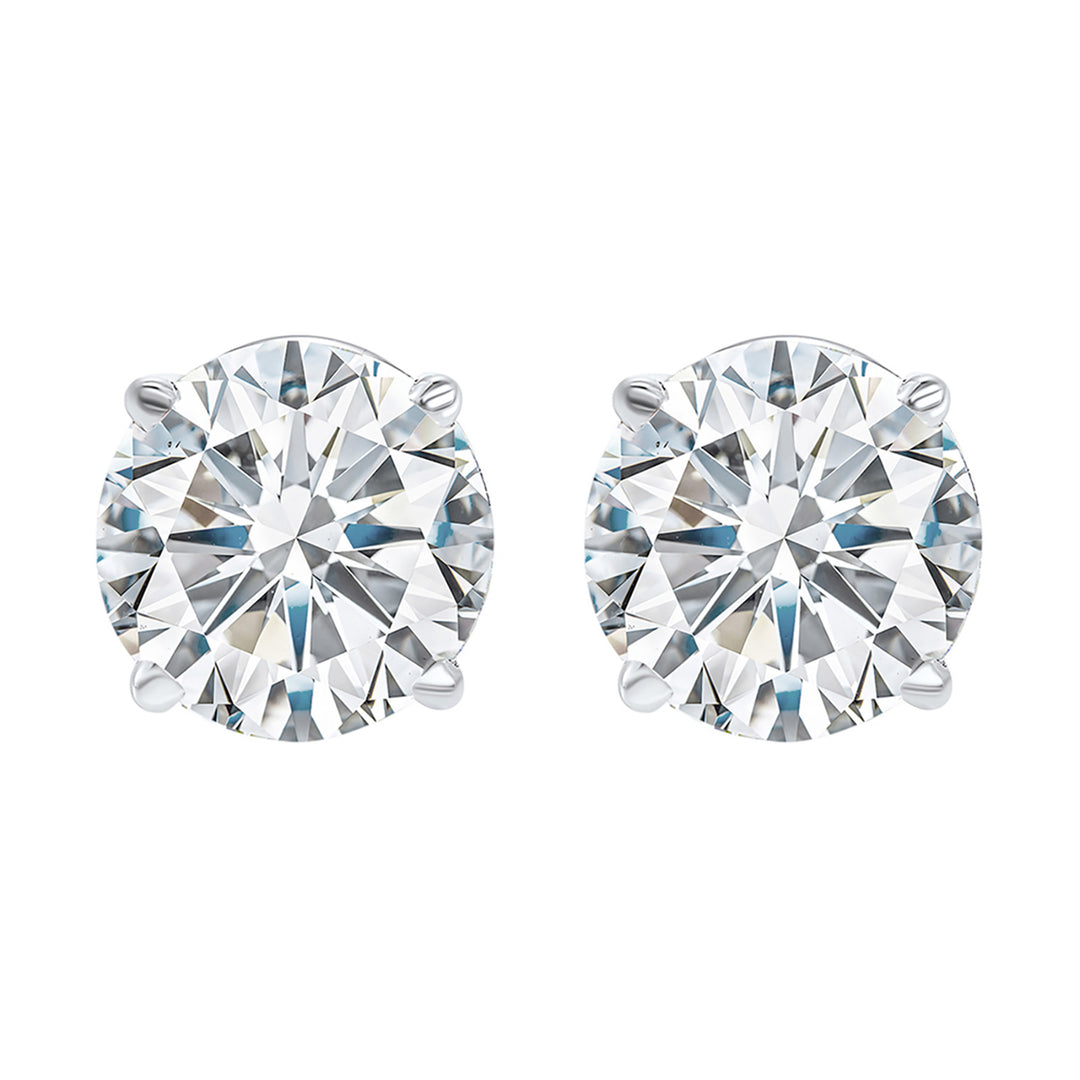 14Kt White Gold Diamond 3/8Ctw Earring