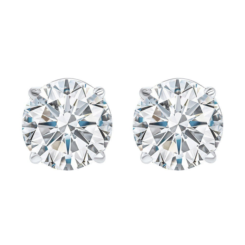 14Kt White Gold Diamond 1/2Ctw Earring