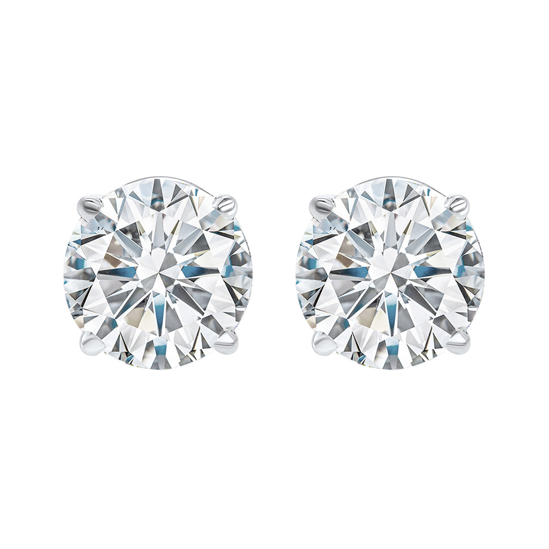 14Kt White Gold Diamond 1 1/2Ctw Earring