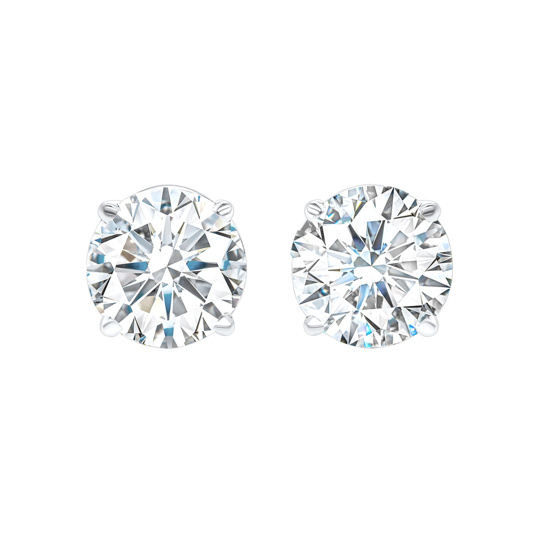 14Kt White Gold Diamond 2Ctw Earring